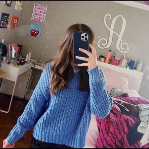 Blue American Eagle sweater